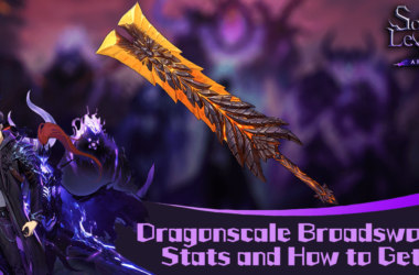 Solo Leveling - SR Weapon - Dragonscale Broadsword Feature
