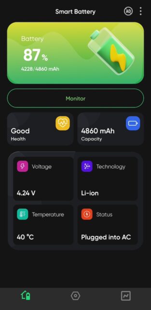 Home menu on BatterySmart new app