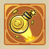 Coin Bomb's icon from Legend of Mushroom.