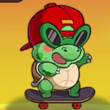 The Hipster Tortoise's icon from Legend of Mushroom.