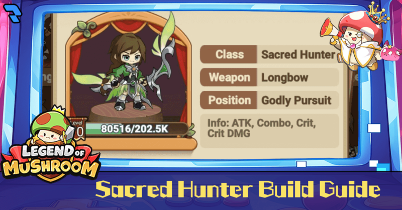 Featured image for the Sacred Hunter build guide for Legend of Mushroom.