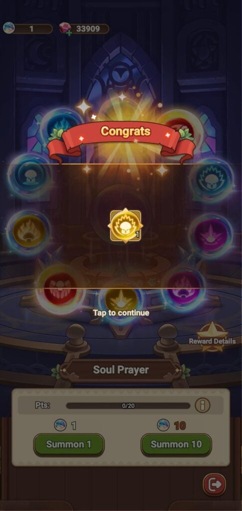 A good Soul summon in Legend of Mushroom.