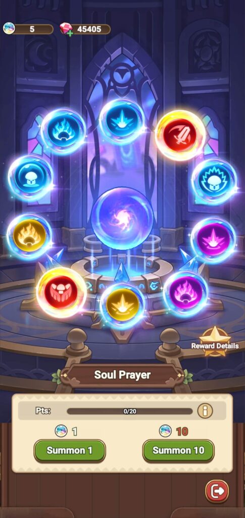 The Soul Prayer in Legend of Mushroom.