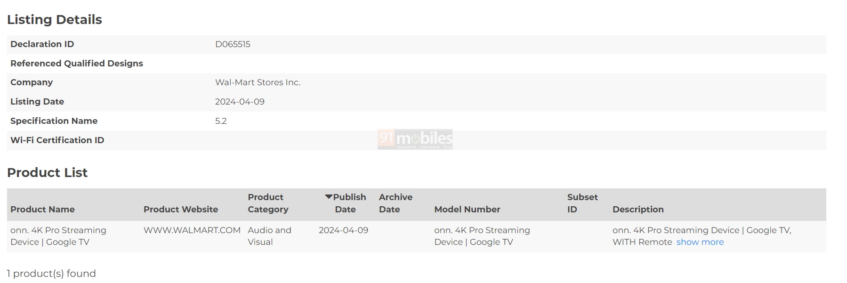 Walmart Has A 4K Google TV Box In The Pipeline 3