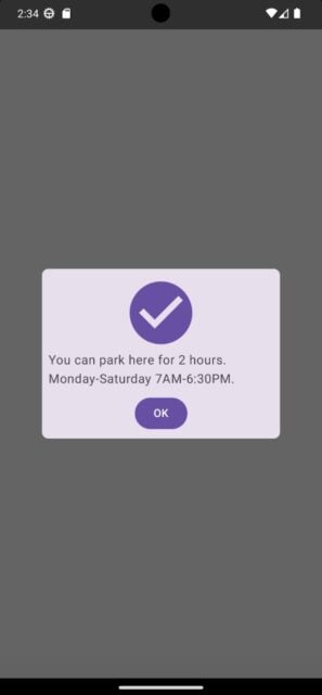 Parking sign analysis on Can I Park new app
