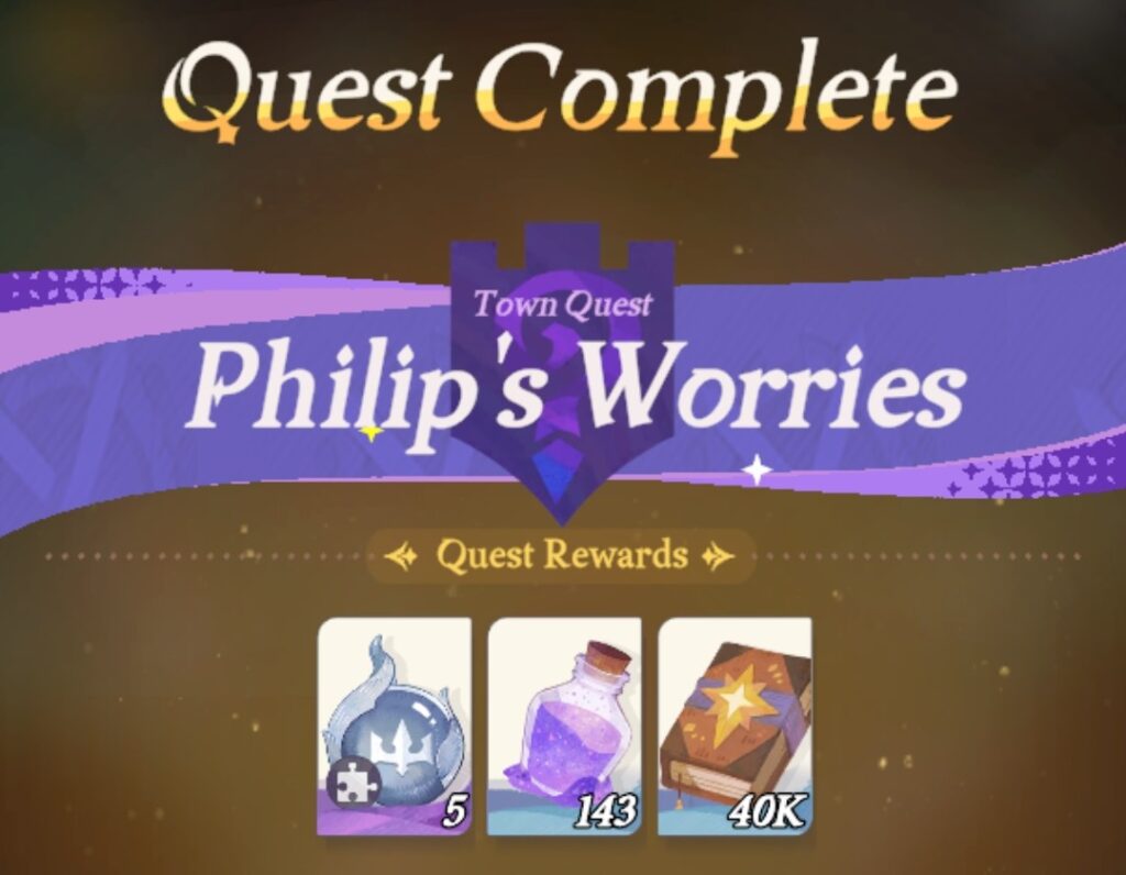 Philip's worries rewards - AFK Journey (AFK2)
