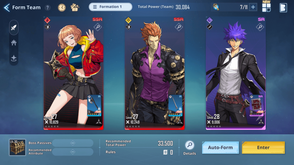 Pre-battle page (Hunters) - Solo Leveling Arise