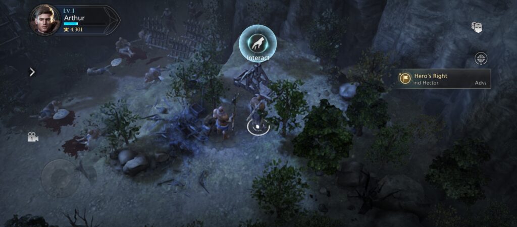 Interact with items