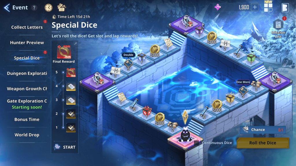 Special Dice event - Solo Leveling Arise