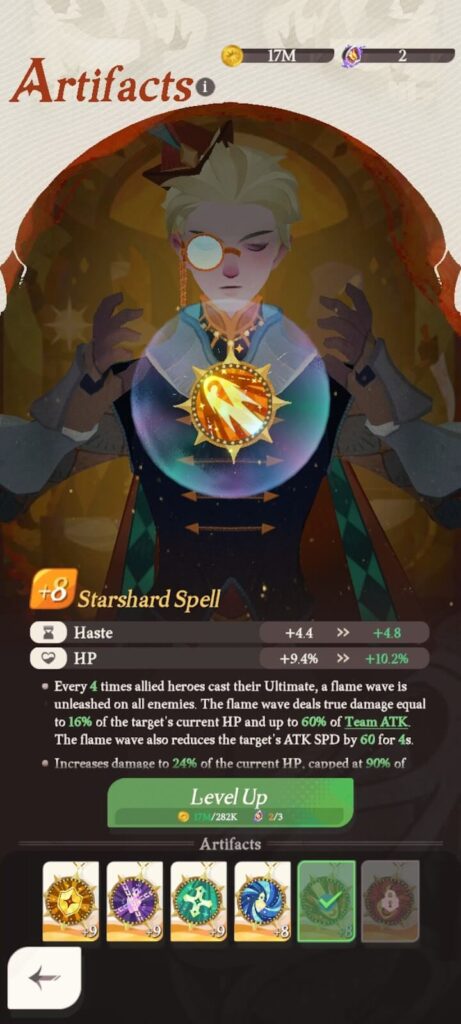 Starshard Spell description - AFK Journey (AFK2)