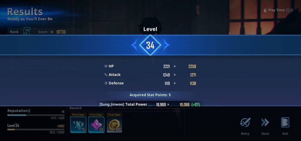 Sung Jinwoo Level 34 (get stronger fast) - Solo Leveling Arise