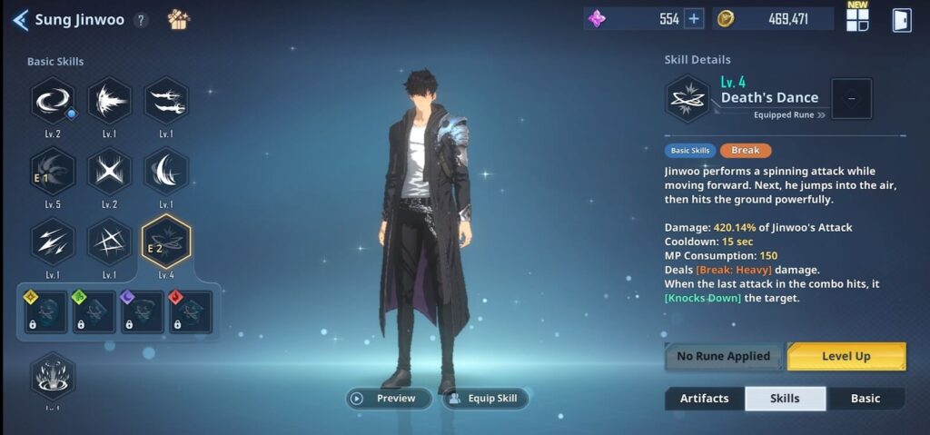 Sung Jinwoo skills (get stronger fast) - Solo Leveling Arise