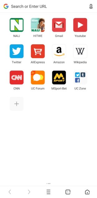 UC Browser on Android