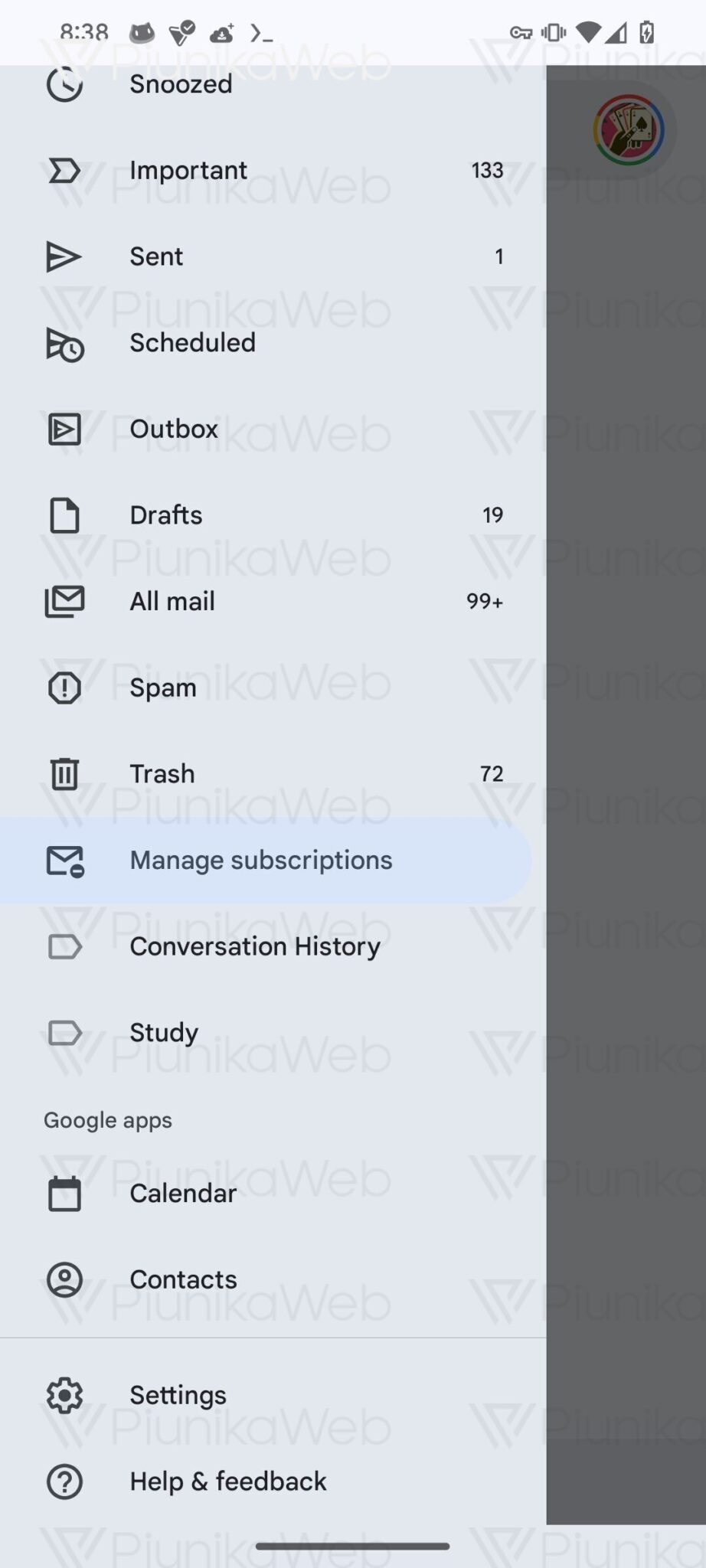 Gmail Looks Set For A Page To Manage Email List Subscriptions 6