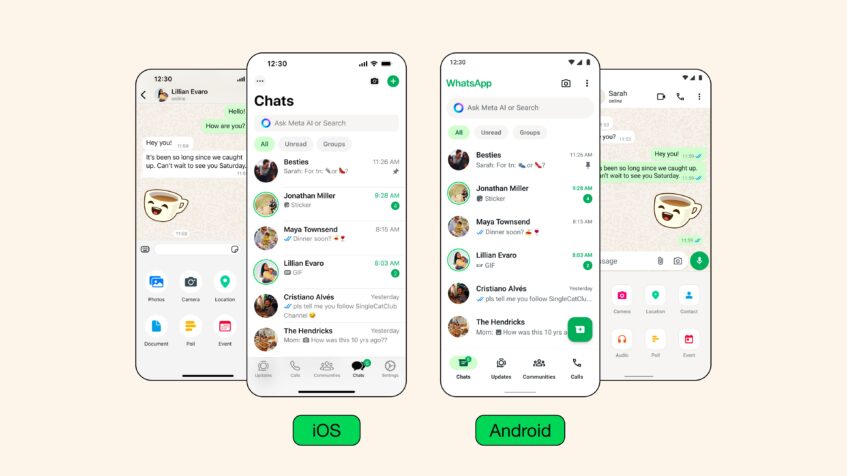 WhatsApp Gets A Makeover: Gets A Complete Design Overhaul 5