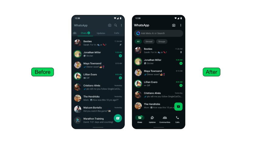 WhatsApp Gets A Makeover: Gets A Complete Design Overhaul 9