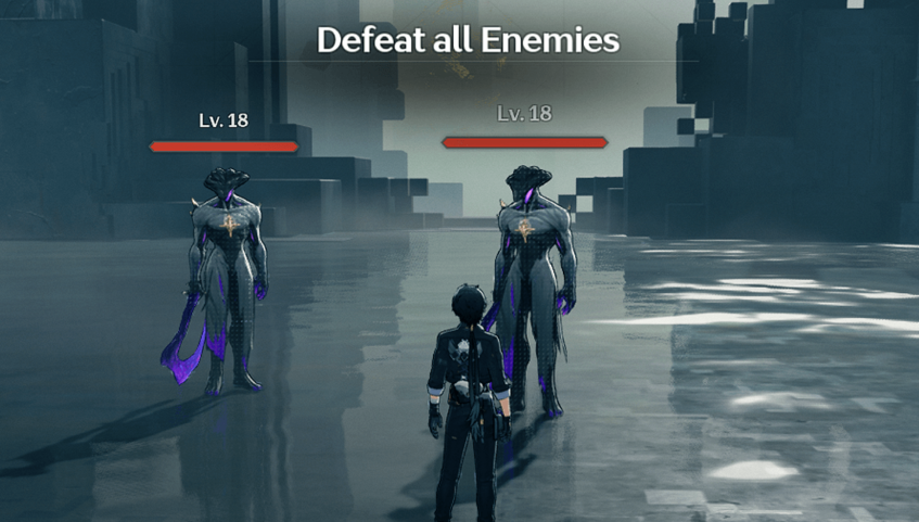 Wuthering Waves - Main Quest - First Resonance - Defeat all Enemies in the Simulated Training