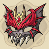 Demon's Mask's relic icon from Legend of Mushroom.