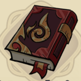Flame Book's relic icon from Legend of Mushroom.