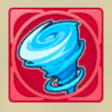Wild Gust's skill icon from Legend of Mushroom.