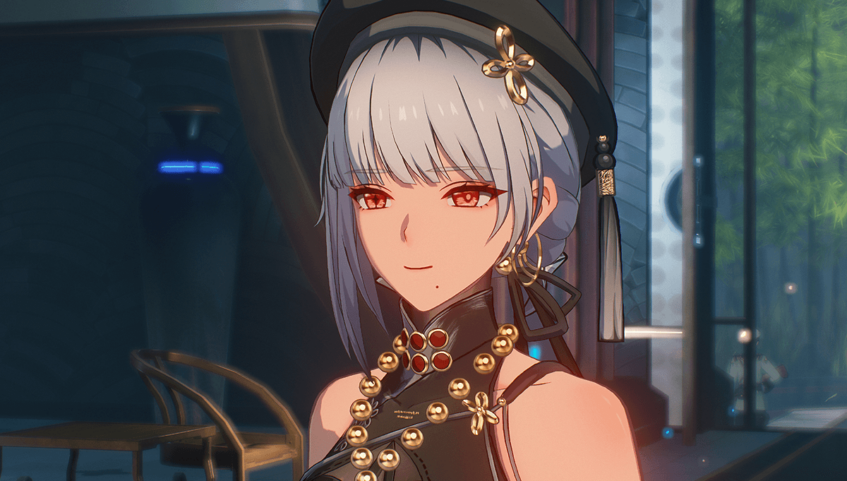 Wuthering Waves - Main Quest - First Resonance - Meet Sanhua, this is her first appearance in the game.