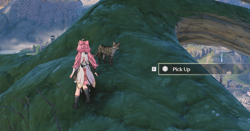 Wuthering Waves - Side Quest - Save the World Save the Cat - Pick up the cat from the tree