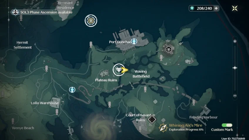 Spearback King (Location) - Wuthering Waves