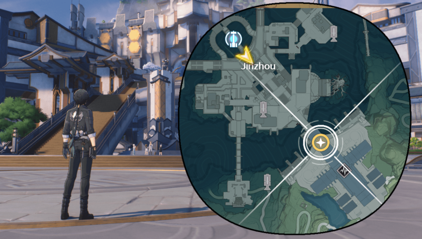 Wuthering Waves - Main Quest - First Resonance - Map location to the Elevator leading to City Hall
