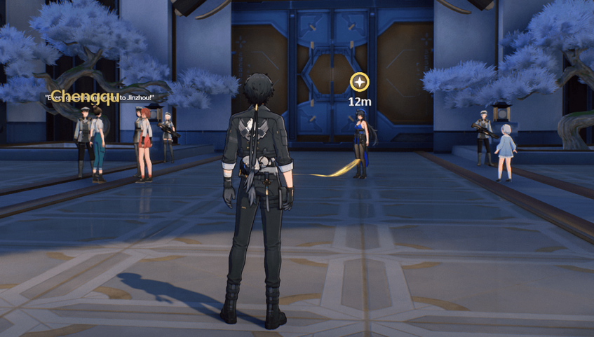 Wuthering Waves - Main Quest - First Resonance - Upper floor outside the City Hall, meet with yangyang