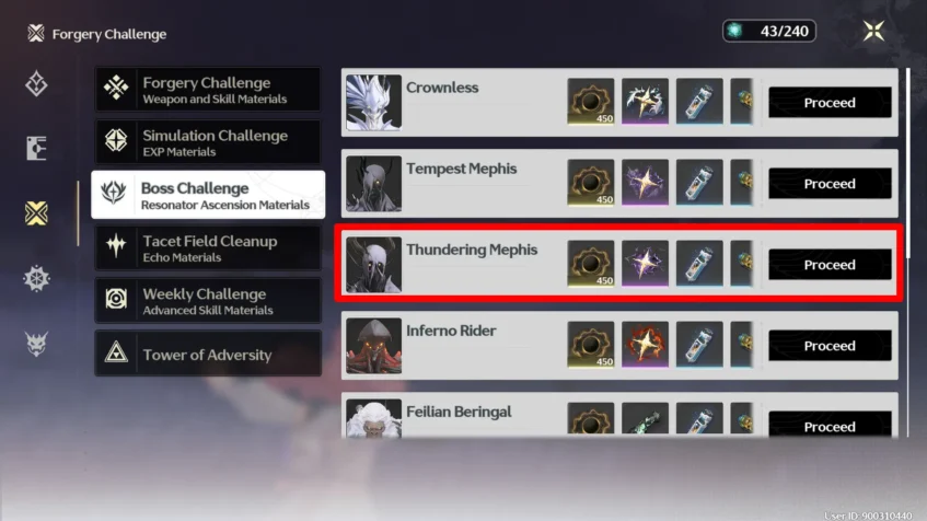 Thundering Mephis (Rewards) - Wuthering Waves