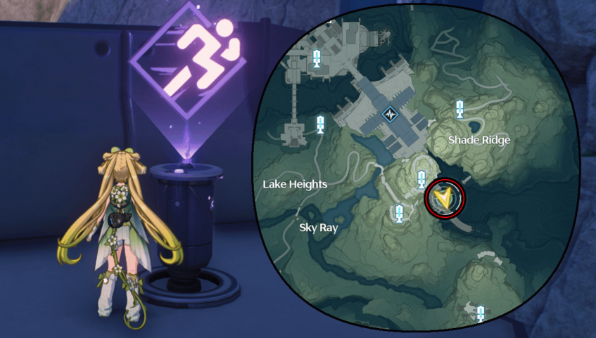 Wuthering Waves - Side Quest - Hero of the Leap Quest - Track 3 Hologram 
