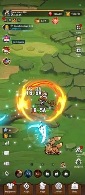 Battlemage Idle gameplay image
