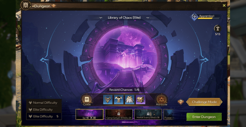 Tarisland Silver and Gold Farm Dungeon