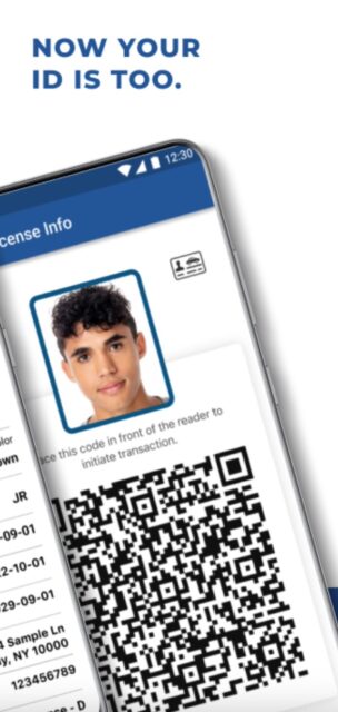 New York Mobile ID barcode preview