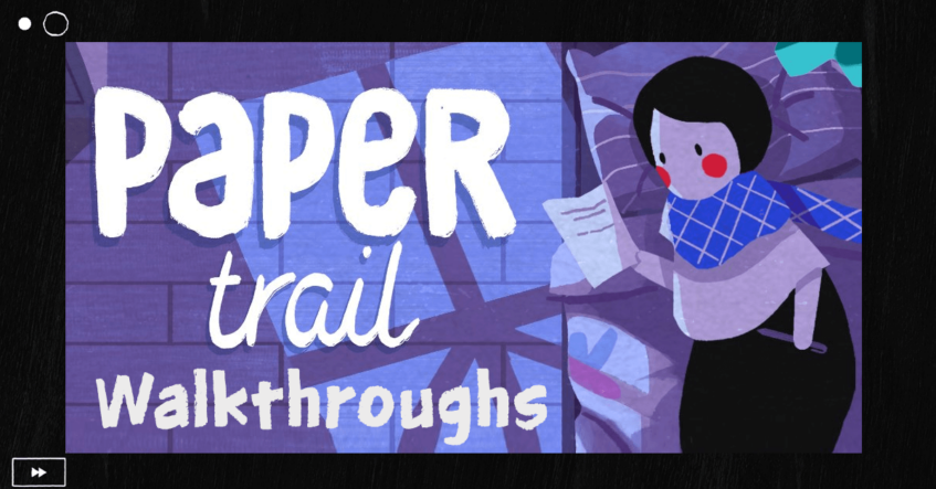 Paper Trail Pattern Image