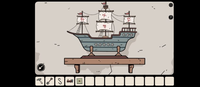 sails on ship