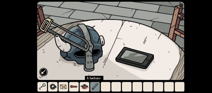 hacksaw on helmet