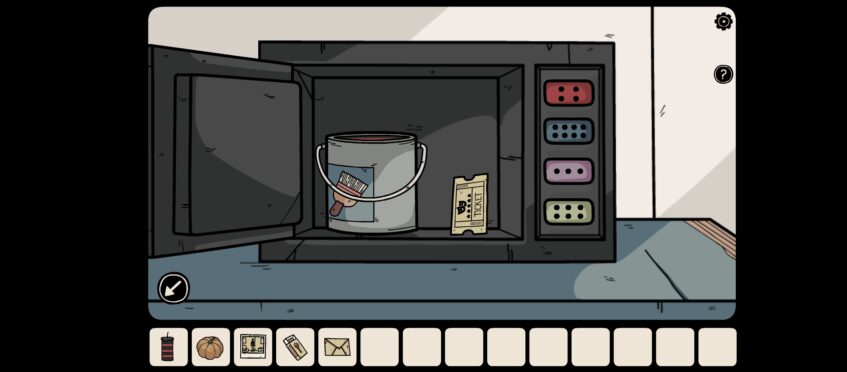safe with color buttons
