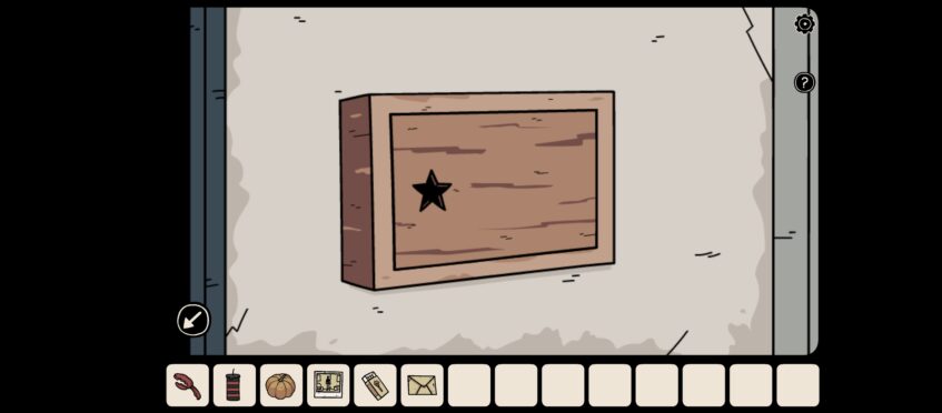 star shape in wall