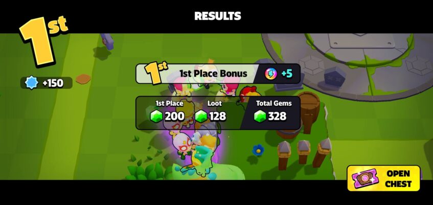Rewards for 1st place in Squad Busters.