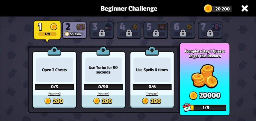 Beginner Challenges in Squad Busters.