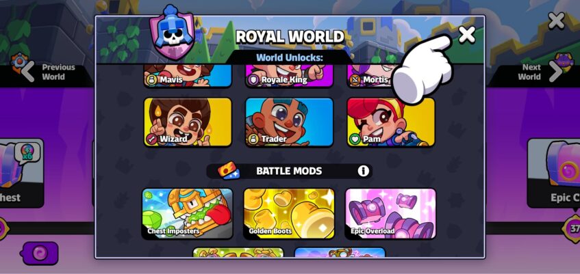 The Royal World unlockables in Squad Busters.