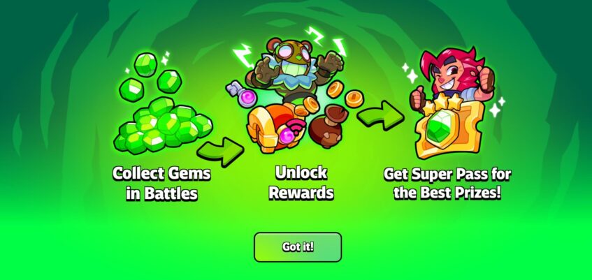The Super Pass info in Squad Busters.