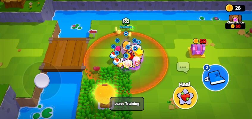 A training session in Squad Busters.