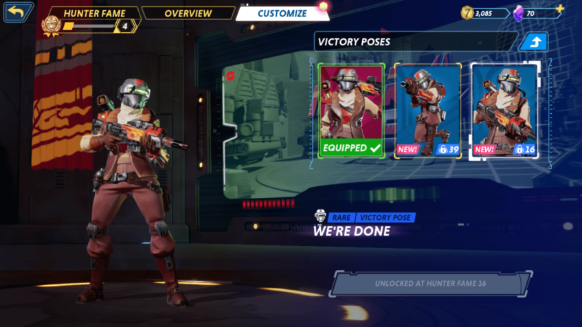 Star Wars: Hunters's Victory Poses.