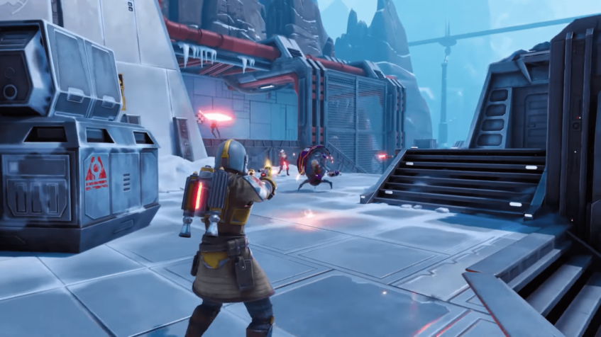 Aral Tal's gameplay in Star Wars: Hunters.