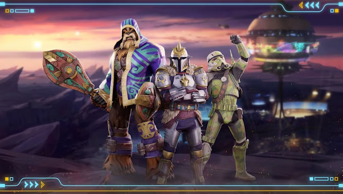 Incredible Hero skins in Star Wars: Hunters.