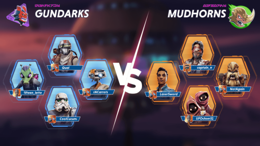 A match loading screen in Star Wars: Hunters.