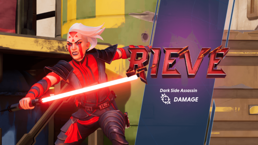 Rieve intro in Star Wars: Hunters.