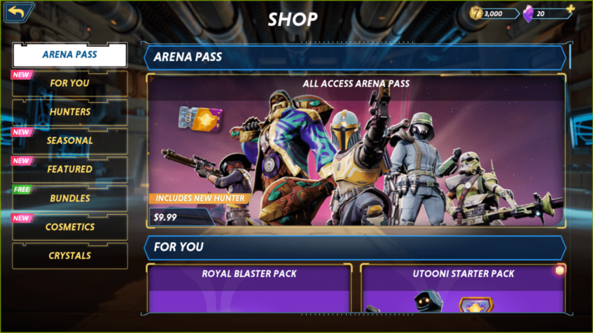 Star Wars: Hunters's Shop.